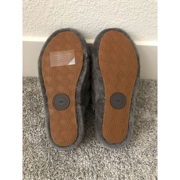 UGG Fluff Yeah Slides/ Sandals Women’s Grey Size 9 - Picture 5 of 6